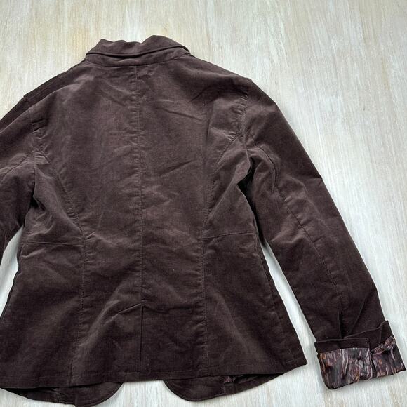 NWT Calvin Klein Brown Corduroy Single Button Casual Western Minimalist Blazer M - Picture 14 of 16